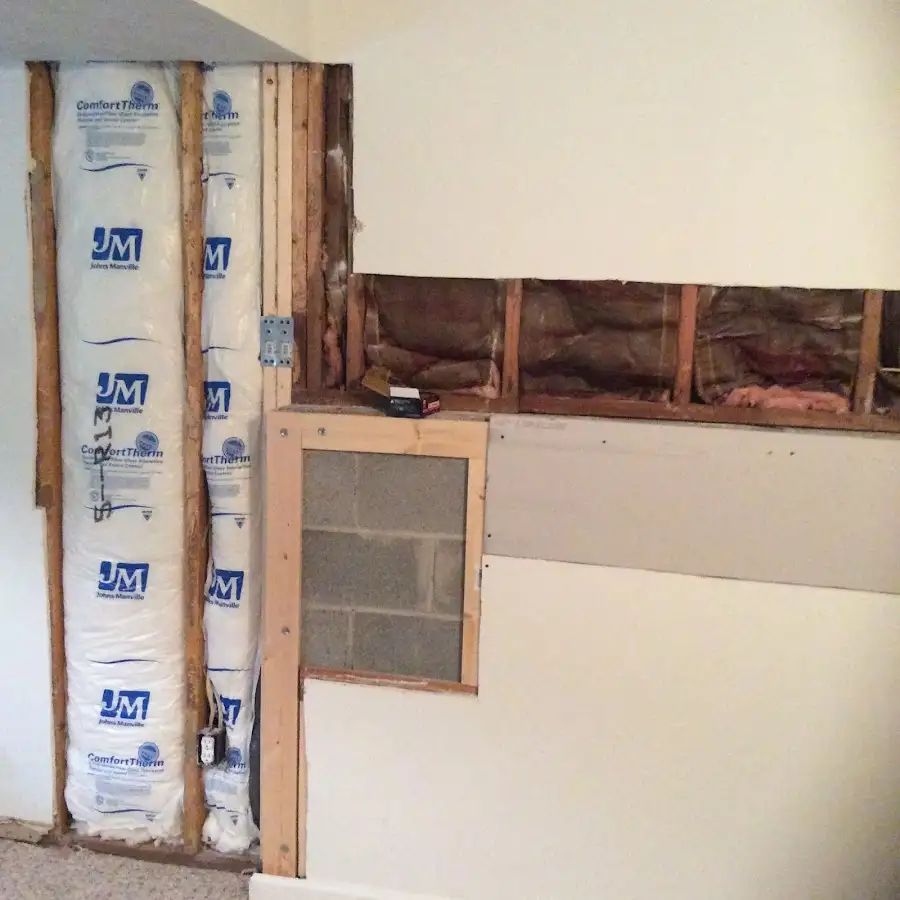Wall insulation replacement during Odor Removal & Deodorization in Becker